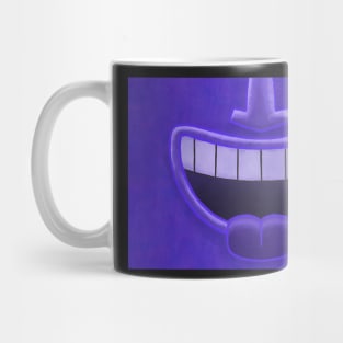 Blue Tiki Smile Mask! Mug
